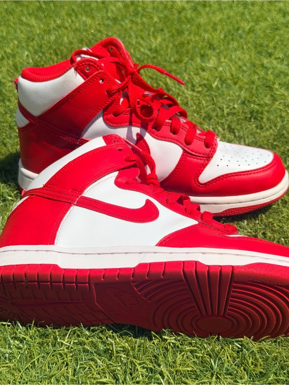 Nike high dunks Kids Red & White